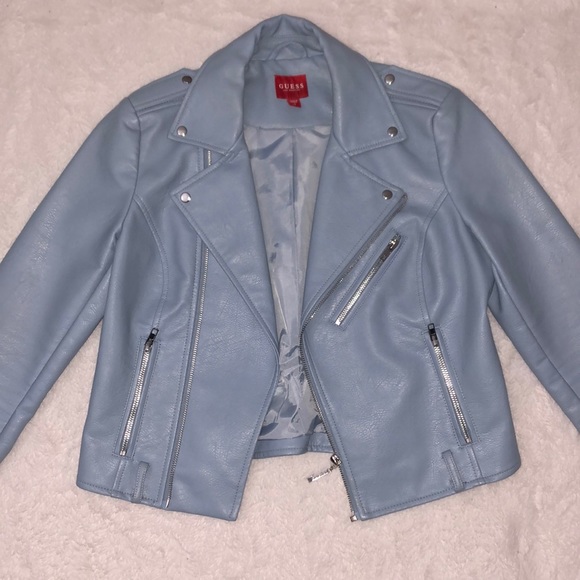 Authentic Guess Leather Jacket - Picture 2 of 4